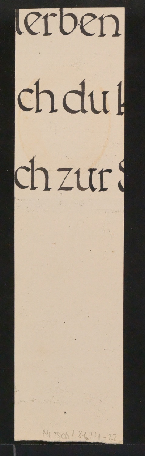 Mappe mit Entwurfszeichnungen Uhertype Halbfette Standard-Grotesk Ziffern — Blatt 44