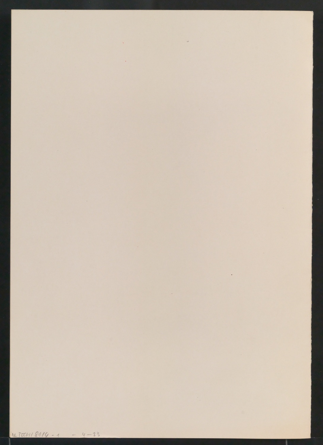 Mappe mit Entwurfszeichnungen Uhertype Halbfette Standard-Grotesk Ziffern — Blatt 48