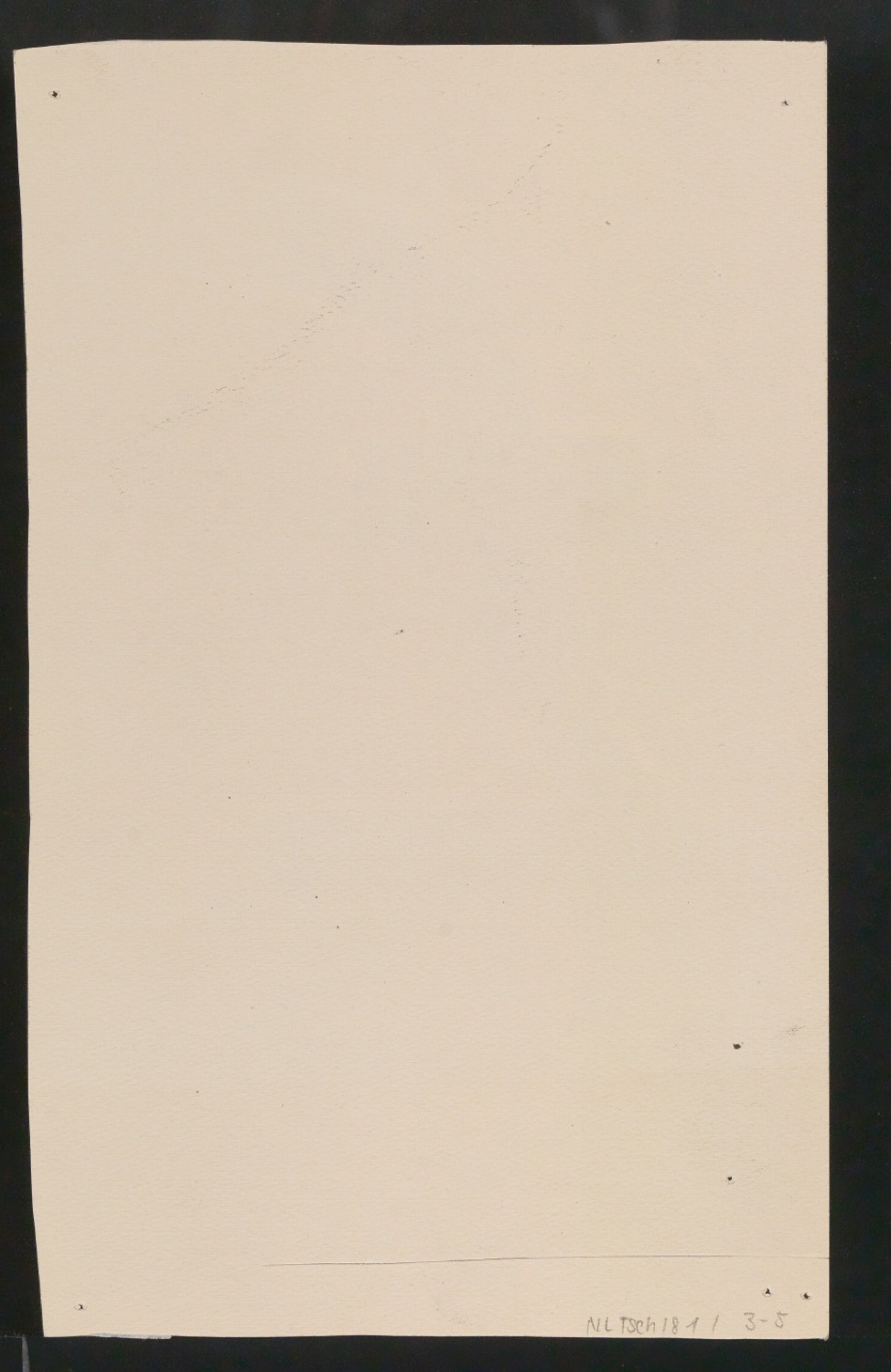 Mappe mit Entwurfszeichnungen Uhertype Halbfette Standard-Grotesk Zeichen — Blatt 10