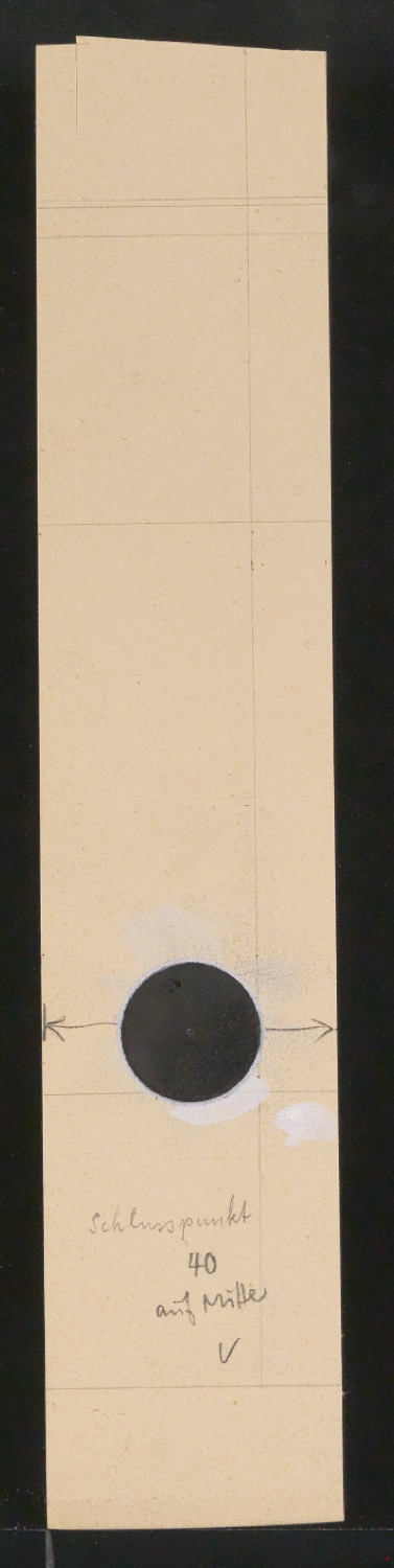 Mappe mit Entwurfszeichnungen Uhertype Halbfette Standard-Grotesk Zeichen — Blatt 37