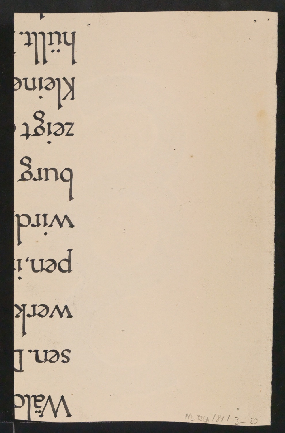 Mappe mit Entwurfszeichnungen Uhertype Halbfette Standard-Grotesk Zeichen — Blatt 40