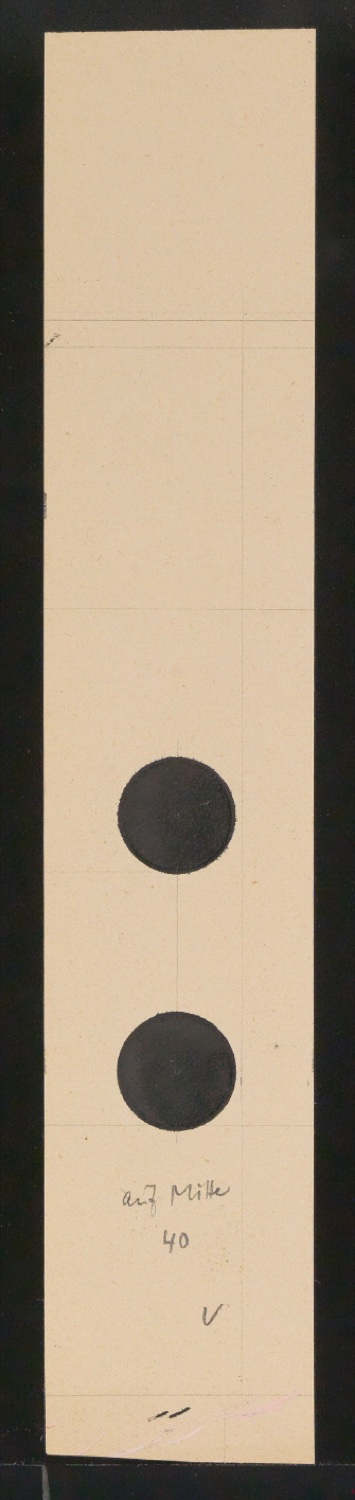 Mappe mit Entwurfszeichnungen Uhertype Halbfette Standard-Grotesk Zeichen — Blatt 41