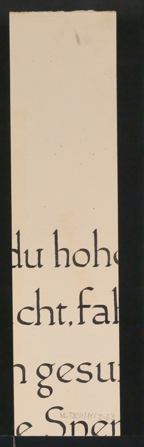 Mappe mit Entwurfszeichnungen Uhertype Halbfette Standard-Grotesk Zeichen — Blatt 46