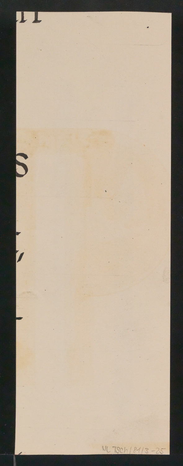 Mappe mit Entwurfszeichnungen Uhertype Halbfette Standard-Grotesk Zeichen — Blatt 50