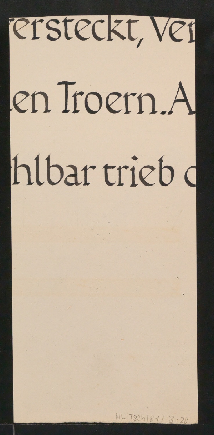 Mappe mit Entwurfszeichnungen Uhertype Halbfette Standard-Grotesk Zeichen — Blatt 56