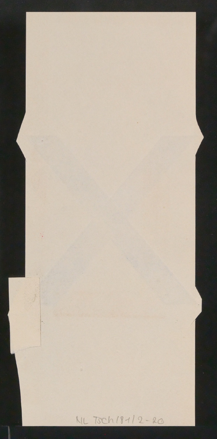 Mappe mit Entwurfszeichnungen Uhertype Halbfette Standard-Grotesk Kapitälchen — Blatt 38