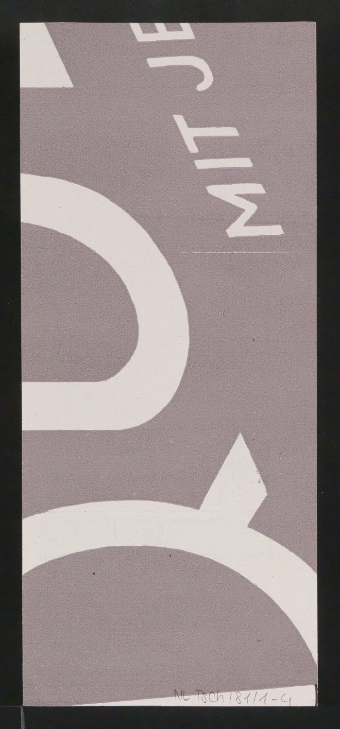 Mappe mit Entwurfszeichnungen Uhertype Halbfette Standard-Grotesk Versalien — Blatt 8