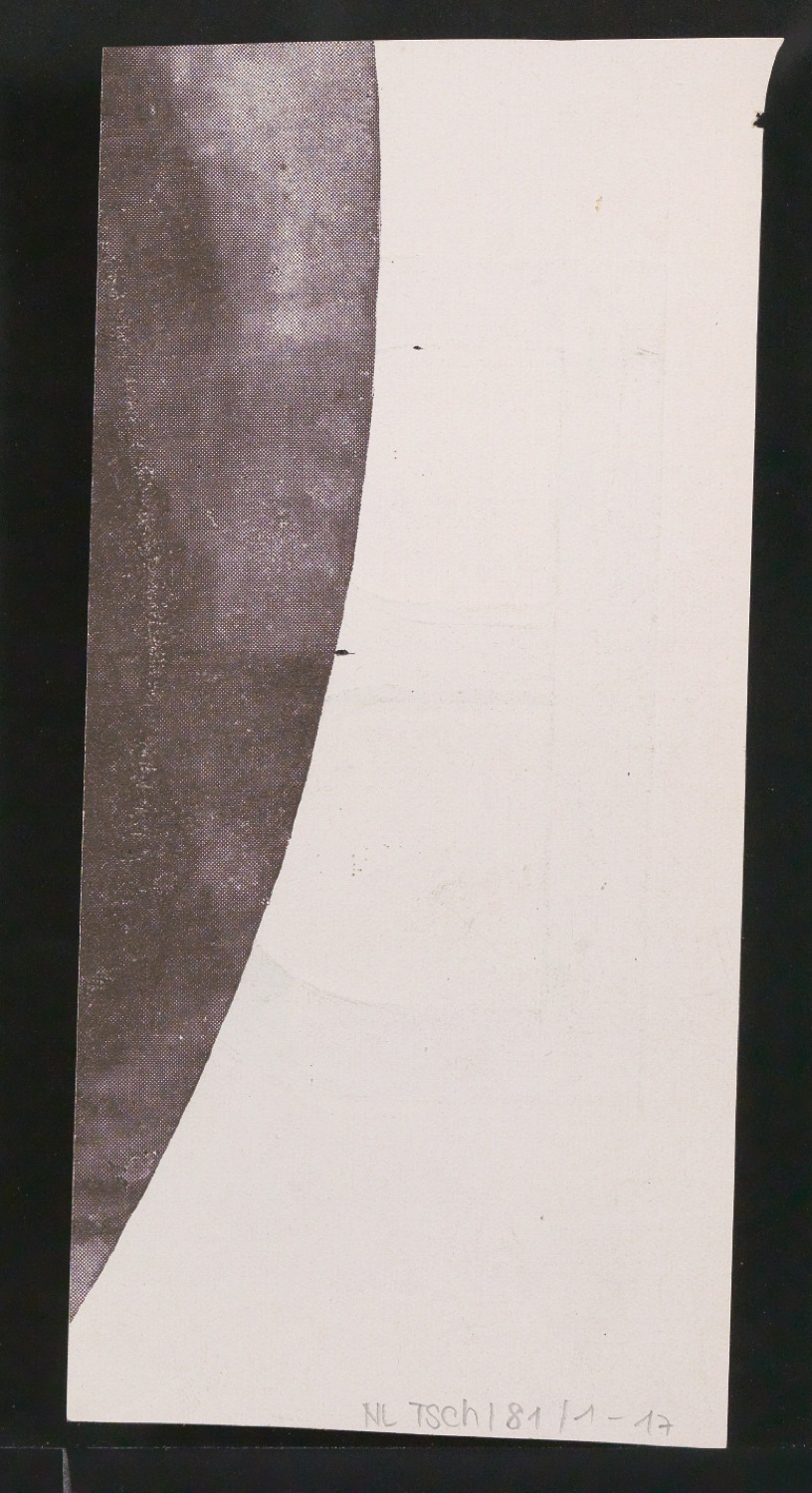 Mappe mit Entwurfszeichnungen Uhertype Halbfette Standard-Grotesk Versalien — Blatt 34