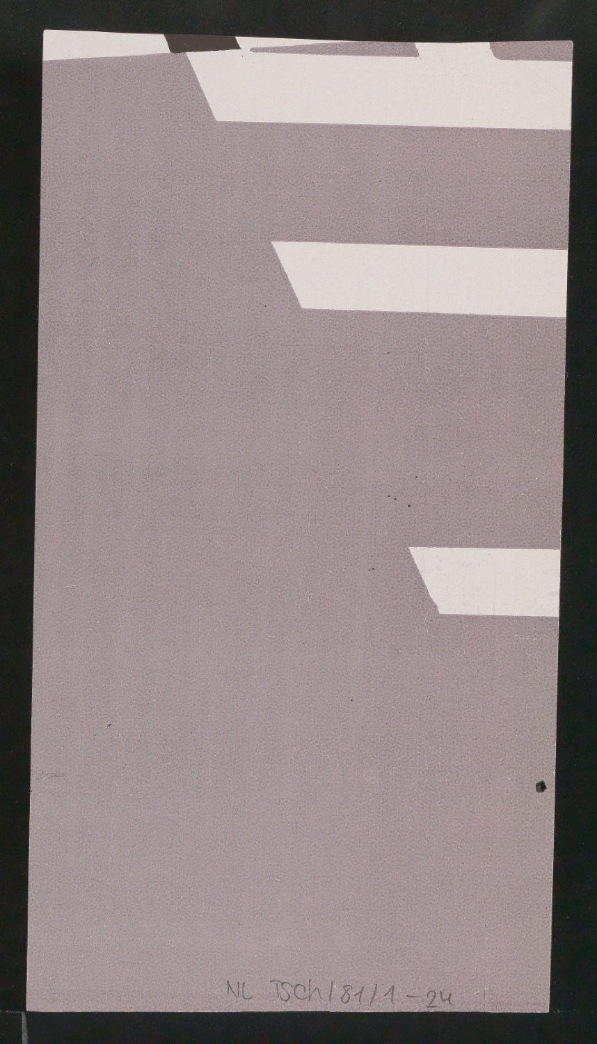 Mappe mit Entwurfszeichnungen Uhertype Halbfette Standard-Grotesk Versalien — Blatt 48