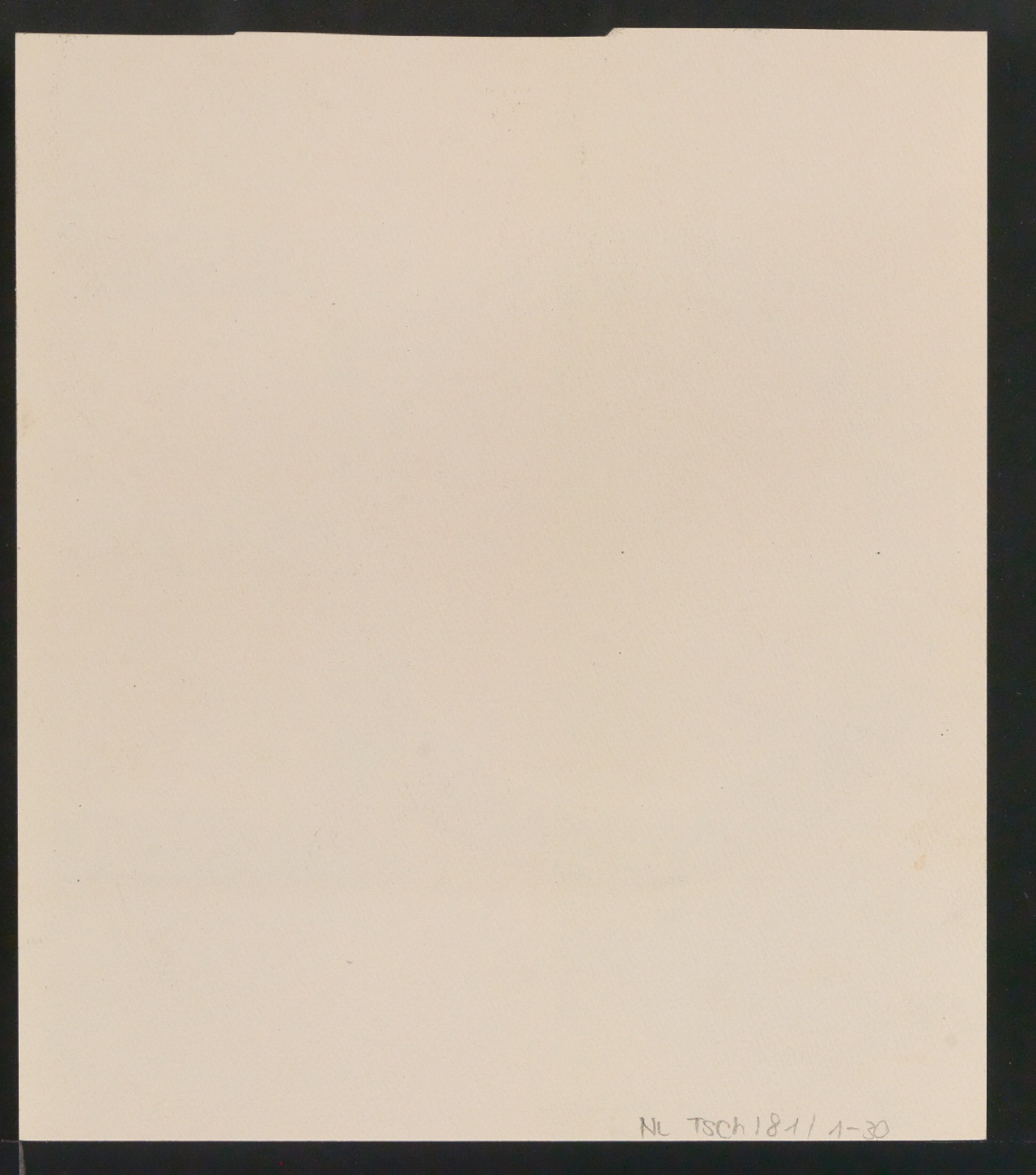 Mappe mit Entwurfszeichnungen Uhertype Halbfette Standard-Grotesk Versalien — Blatt 60