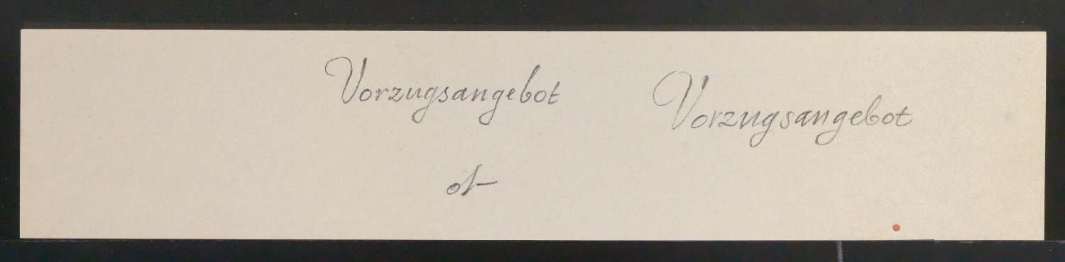 Konvolut Notizen und Zitate zu den Vorzügen der klassischen Typografie — Blatt 5