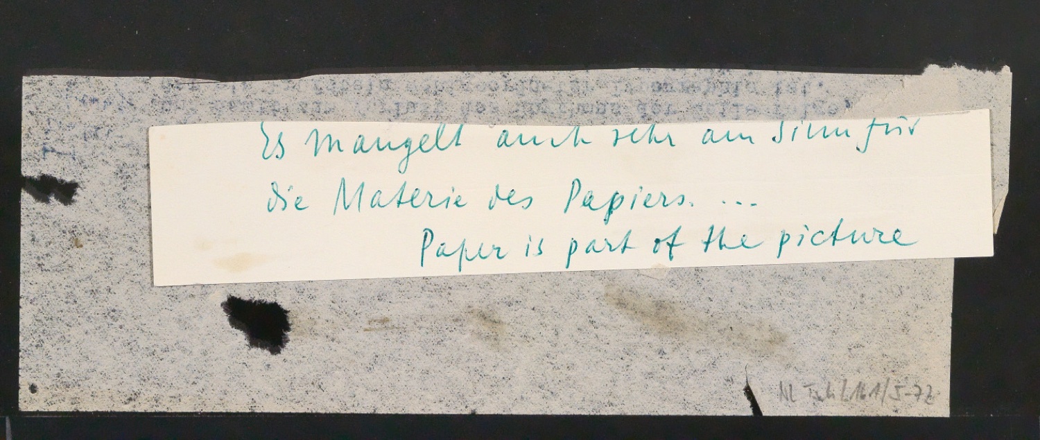 Konvolut Notizen und Zitate zu den Vorzügen der klassischen Typografie — Blatt 14