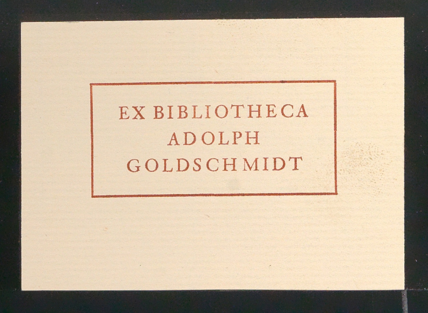 Probedrucke von Exlibris für Adolph Goldschmidt — Blatt 3