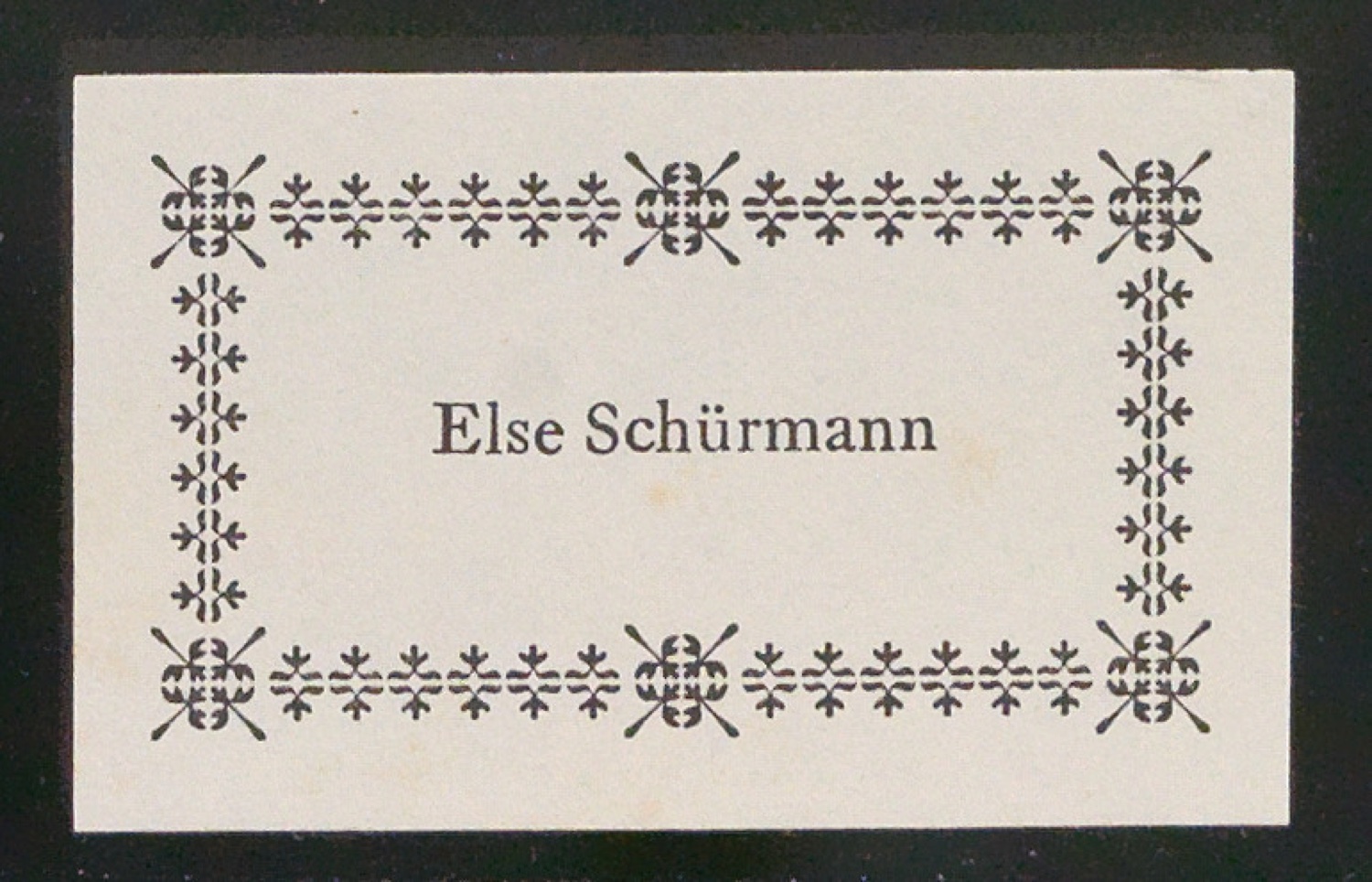 Probedrucke von Exlibris für Else Schürmann — Blatt 1