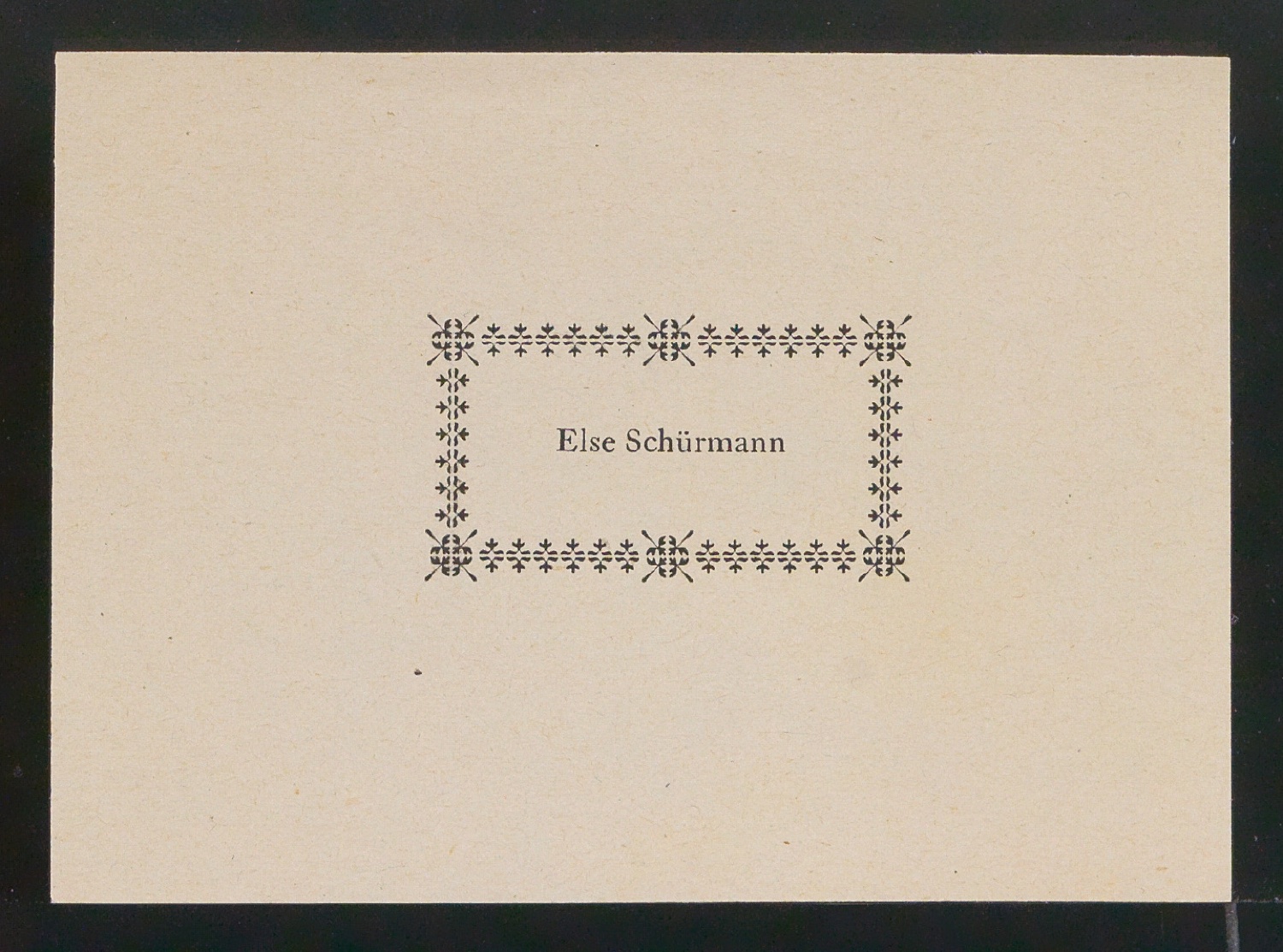 Probedrucke von Exlibris für Else Schürmann — Blatt 3