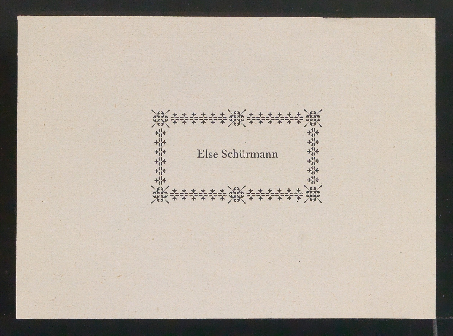 Probedrucke von Exlibris für Else Schürmann — Blatt 5