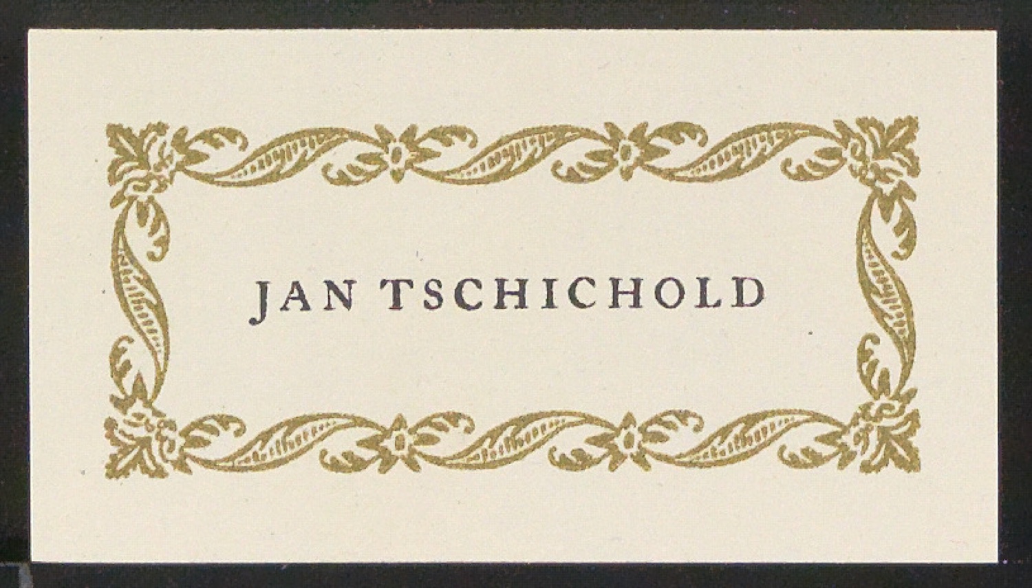 Verschiedene Exlibris für Jan Tschichold — Blatt 7