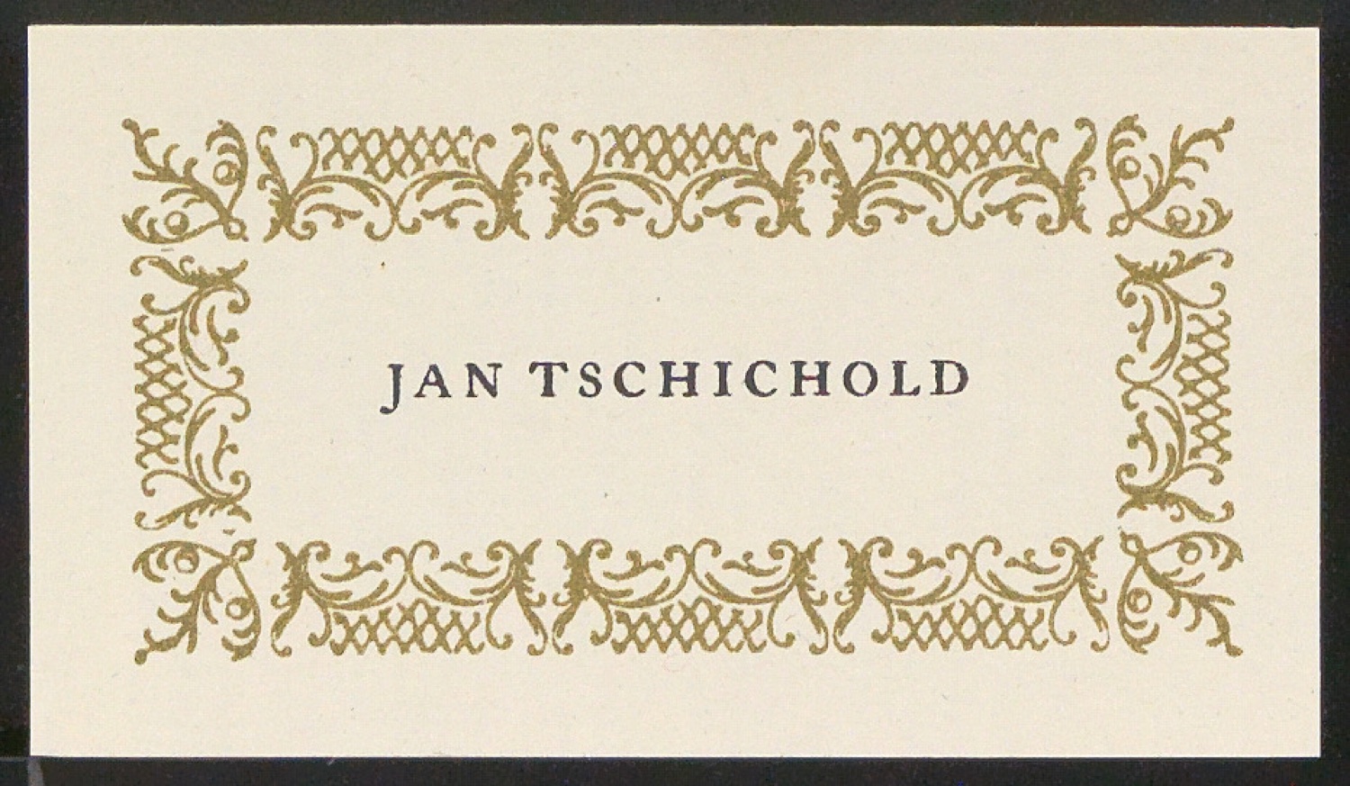 Verschiedene Exlibris für Jan Tschichold — Blatt 17
