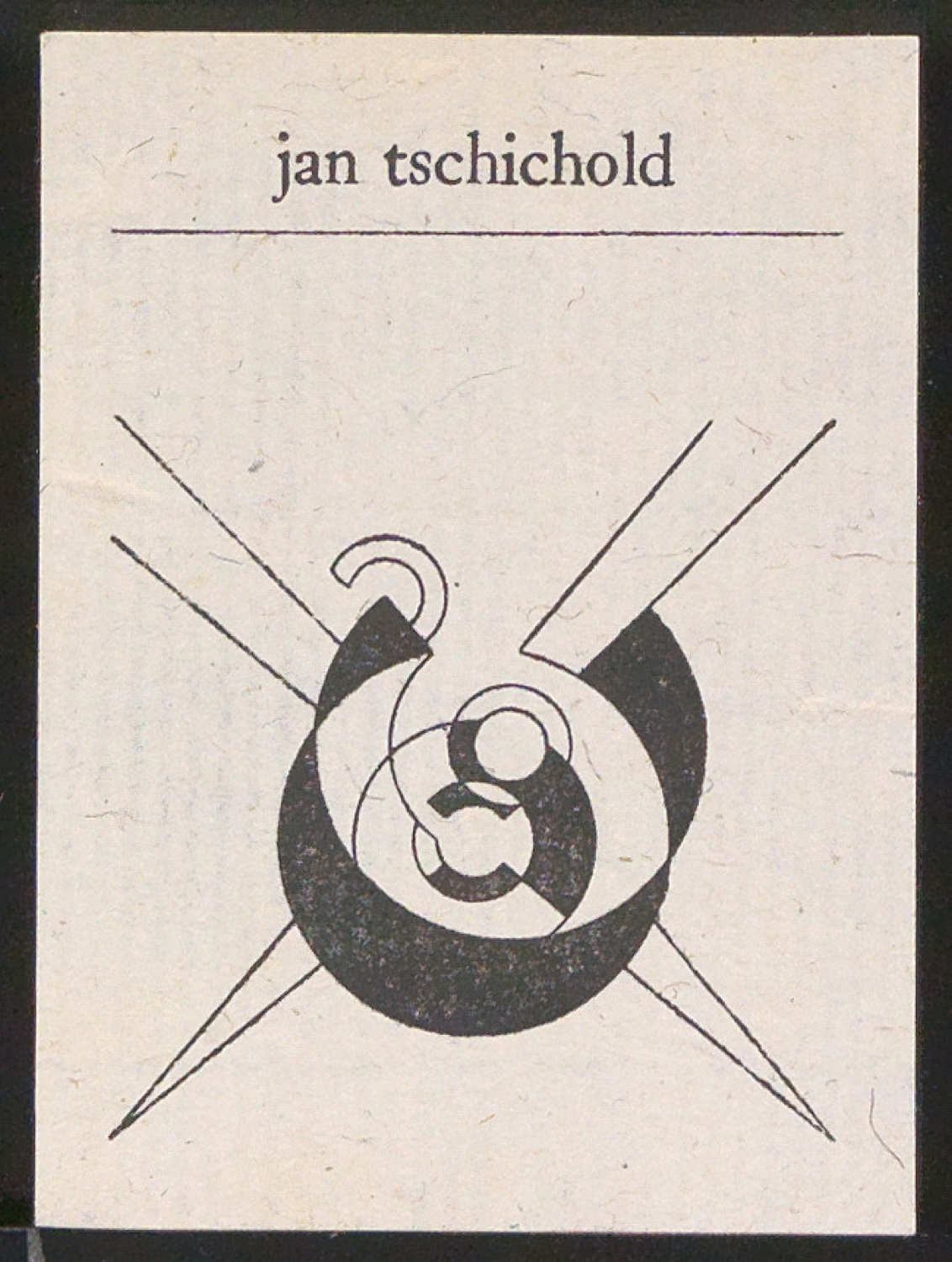 Verschiedene Exlibris für Jan Tschichold — Blatt 21