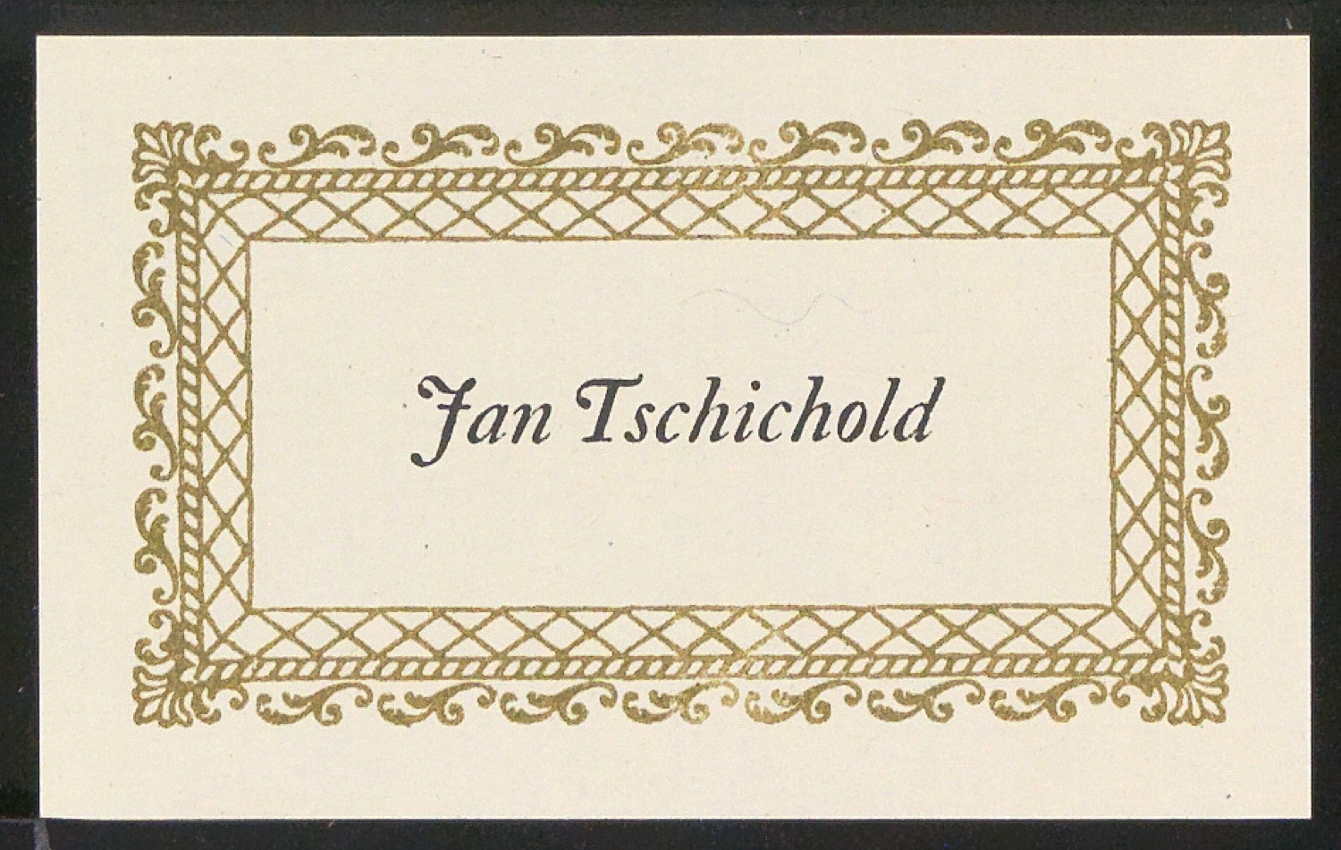 Verschiedene Exlibris für Jan Tschichold — Blatt 25
