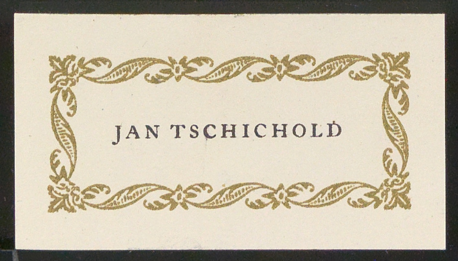 Verschiedene Exlibris für Jan Tschichold — Blatt 33