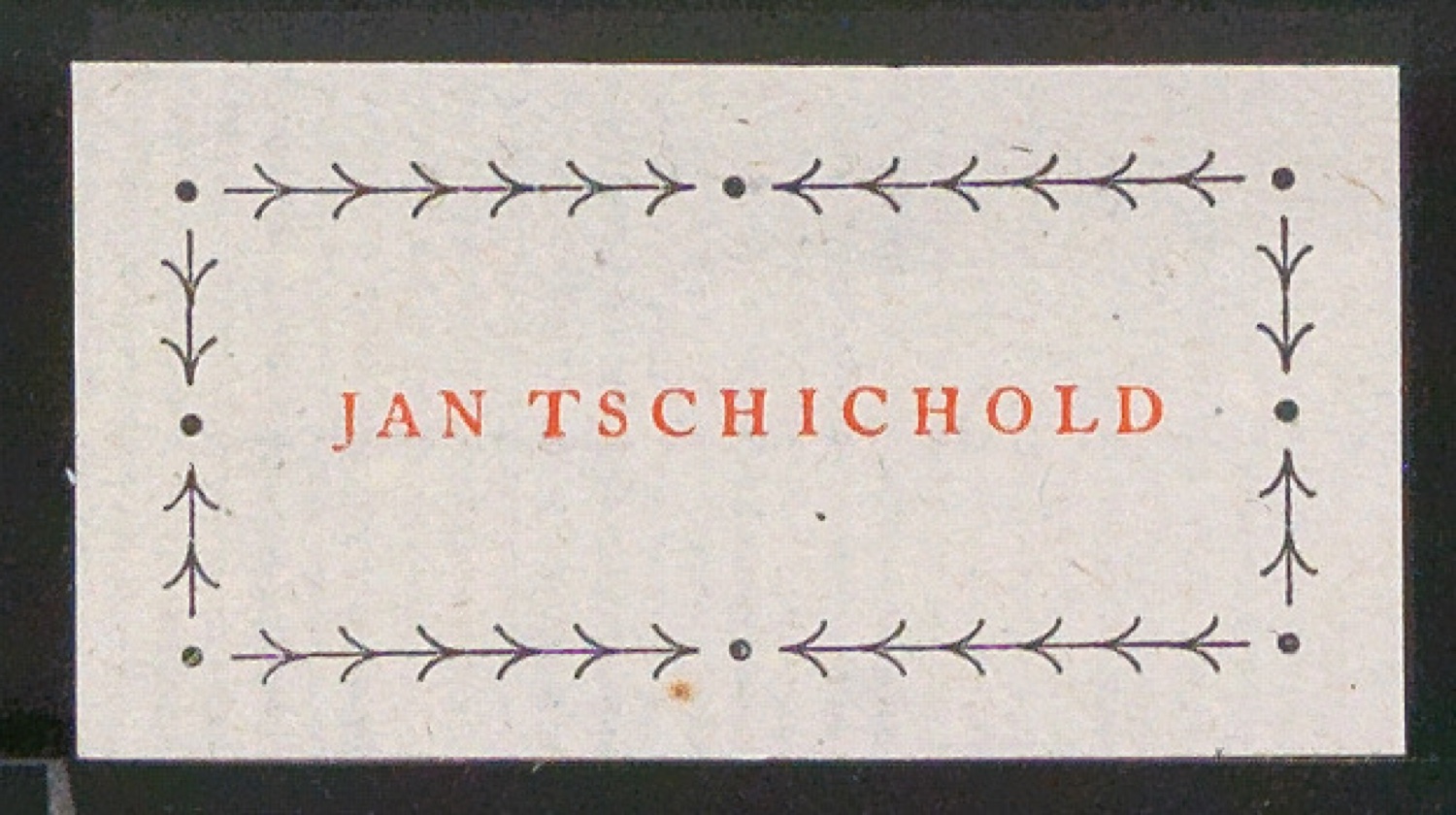 Verschiedene Exlibris für Jan Tschichold — Blatt 39