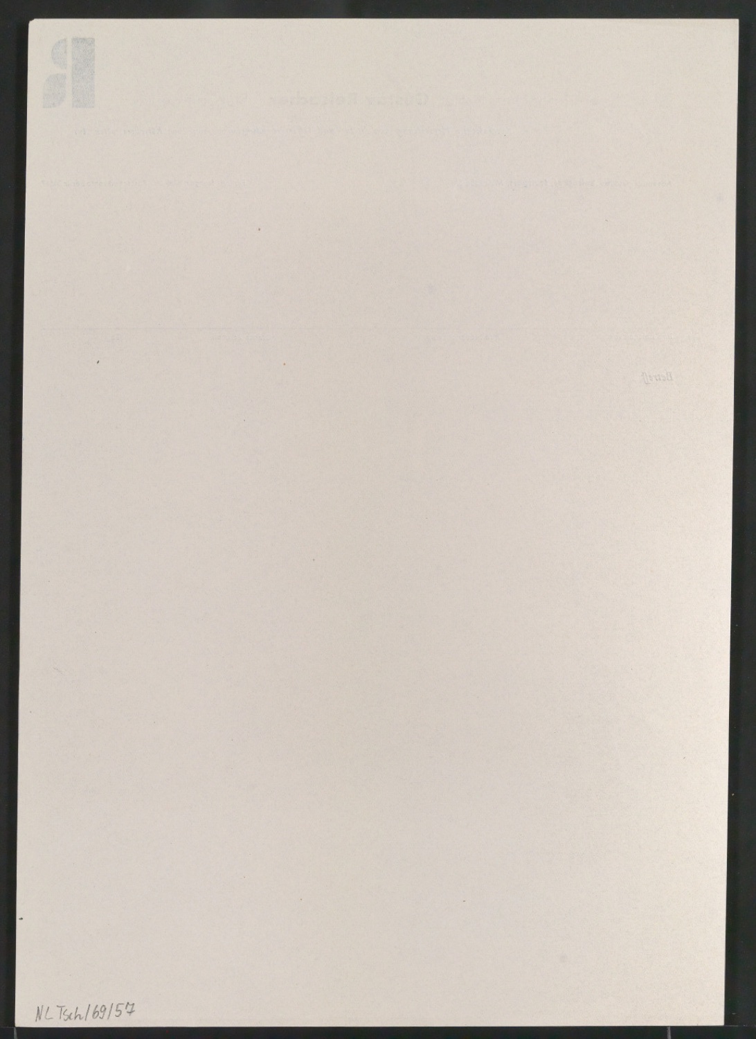 Probedruck von Briefbogen für Litho-Chemigraphisches Institut Gustav Reisacher — Blatt 2