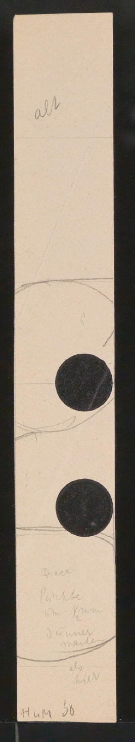 Mappe mit Entwurfszeichnungen Uhertype Halbfette Standard-Grotesk — Blatt 61