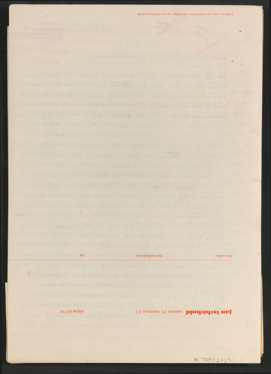 Elemtentarschrift in der Berufsschule — Blatt 2
