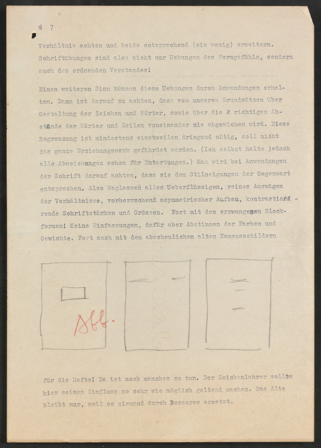 Elemtentarschrift in der Berufsschule — Blatt 13
