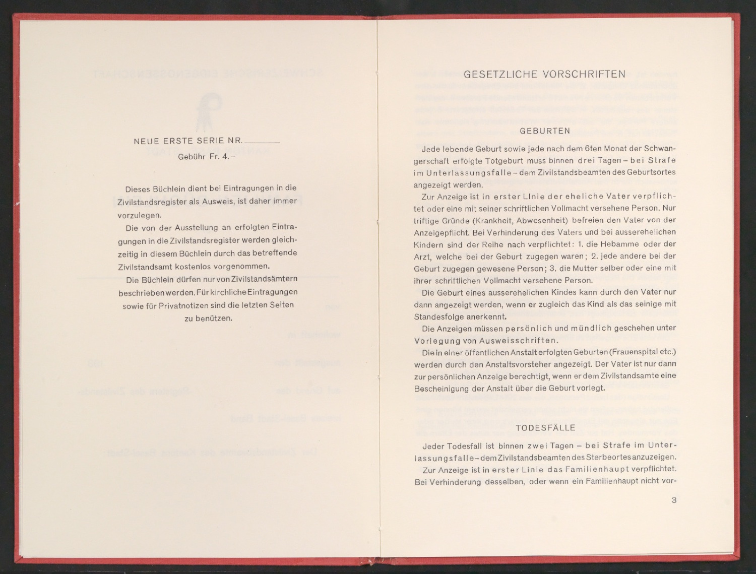 Familienbüchlein — Blatt 4