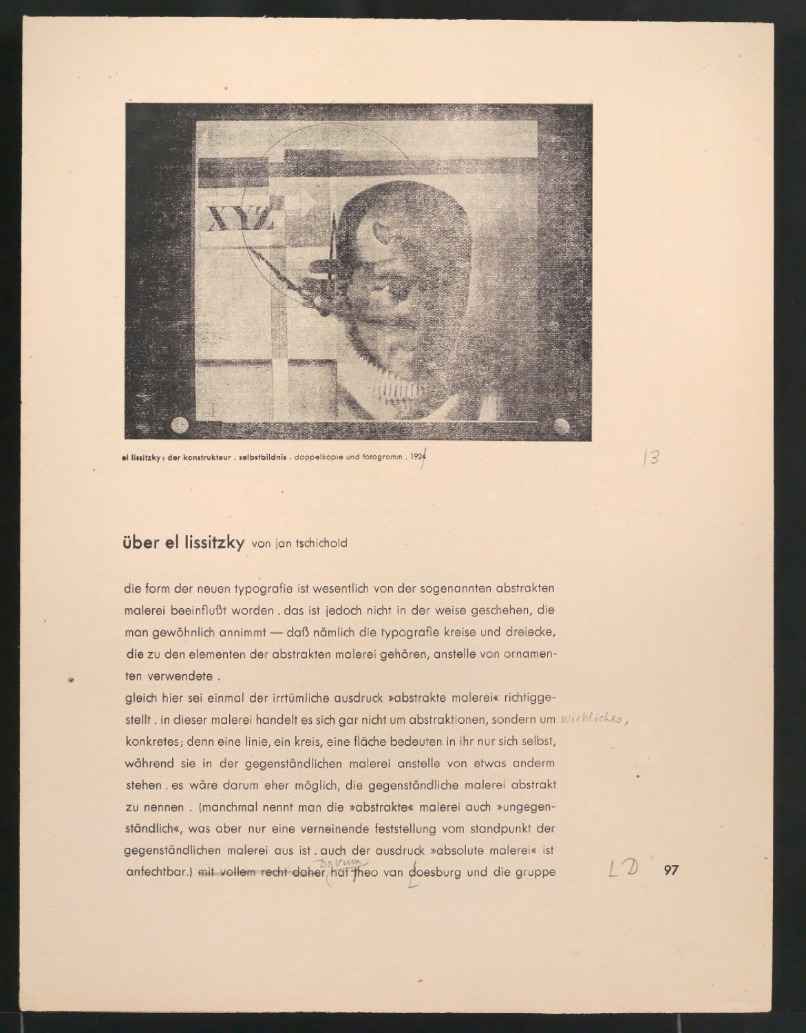 über el lissitzky — Blatt 3