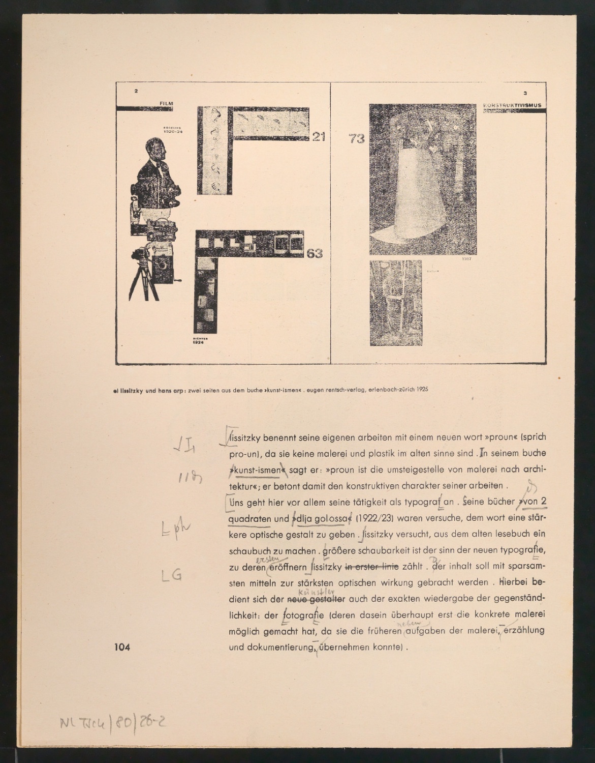 über el lissitzky — Blatt 5