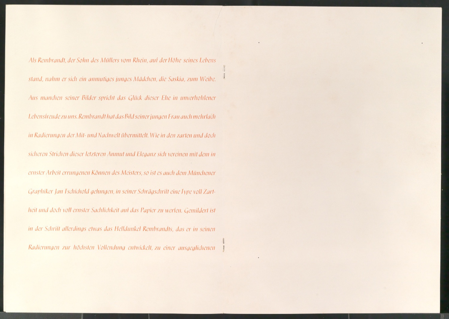 Schriftproben und Probedrucke der Saskia — Blatt 5