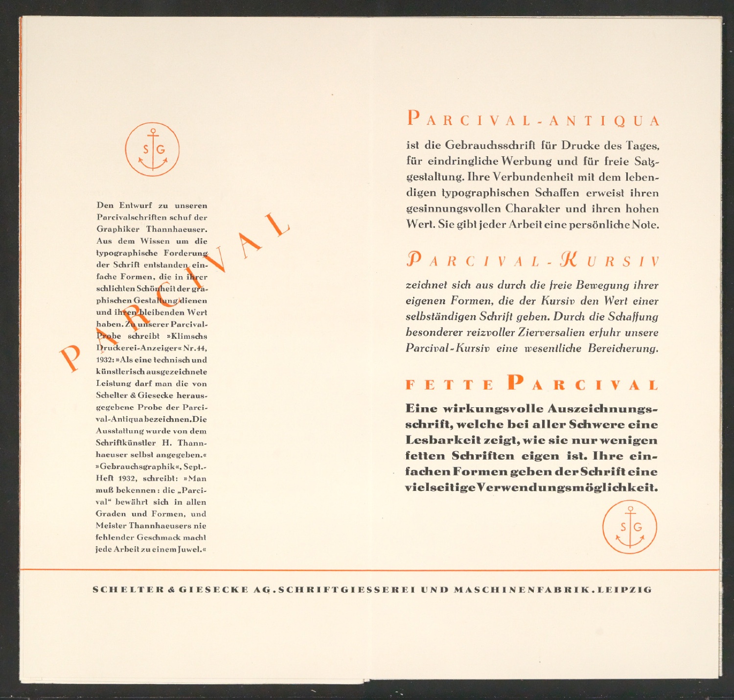 Schriftproben und Probedrucke der Saskia — Blatt 13