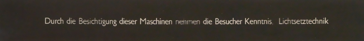 Diapositive der Uhertype Standard-Grotesk und von Uhertype Werbematerial — Blatt 15