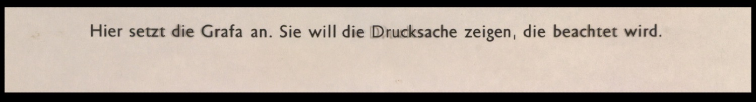 Diapositive der Uhertype Standard-Grotesk und von Uhertype Werbematerial — Blatt 23
