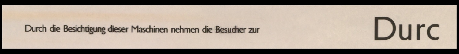 Diapositive der Uhertype Standard-Grotesk und von Uhertype Werbematerial — Blatt 35