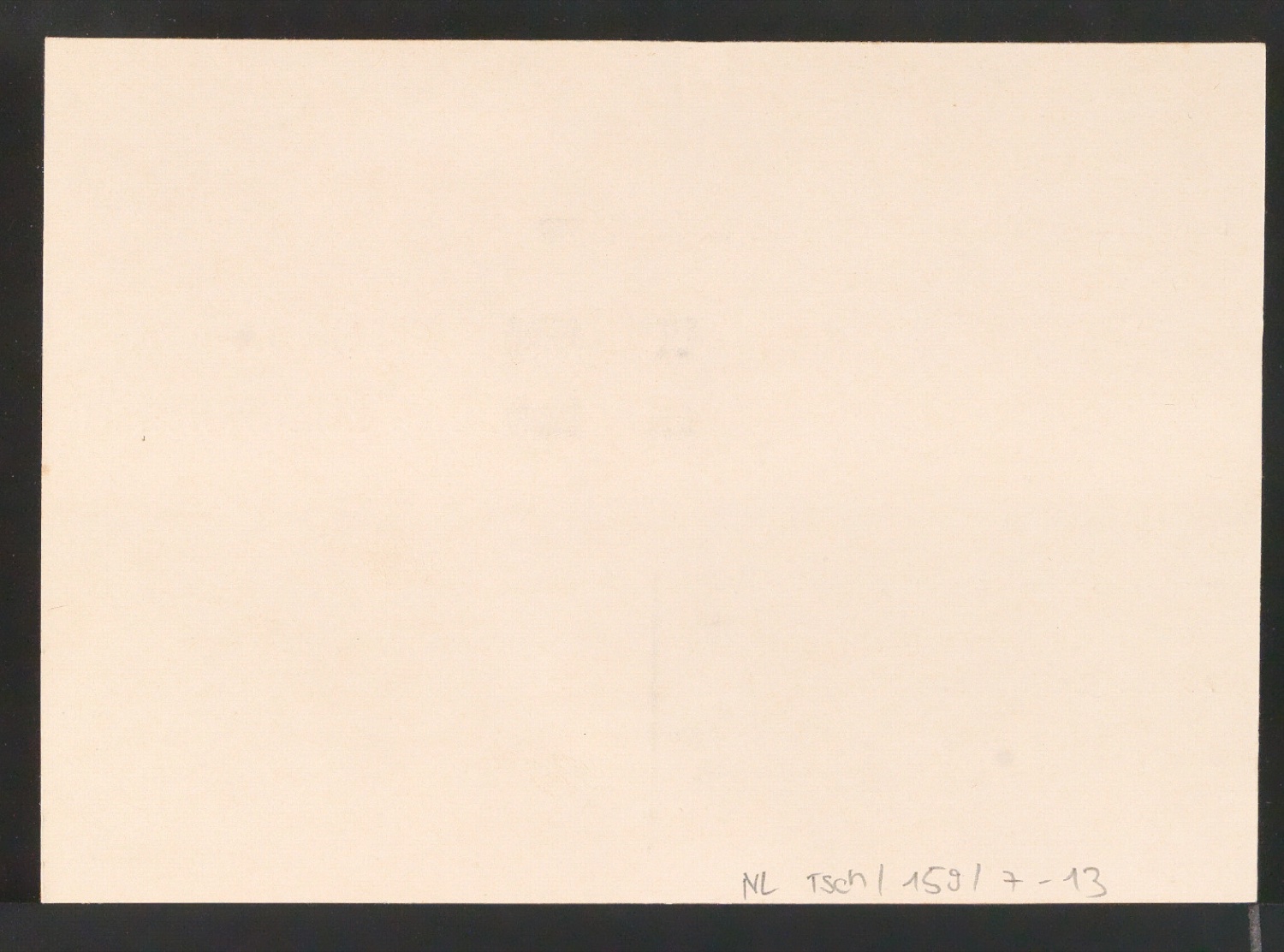 Probedrucke von Einladungskarte für Ausstellung Theodor Fischer — Blatt 2
