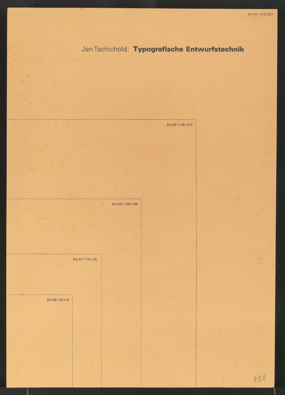 Probedrucke von Broschur für Typografische Entwurfstechnik — Blatt 9