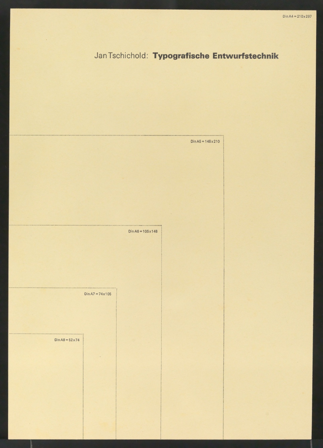 Probedrucke von Broschur für Typografische Entwurfstechnik — Blatt 11