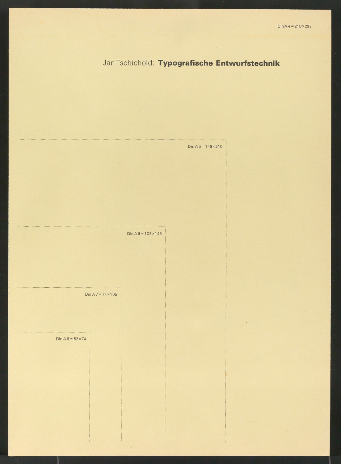 Probedrucke von Broschur für Typografische Entwurfstechnik — Blatt 13