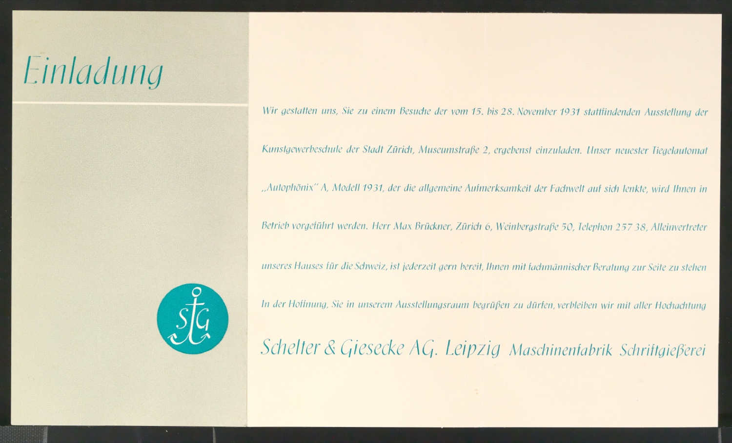 Mappe mit Akzidenzen gestaltet mit Saskia — Blatt 3