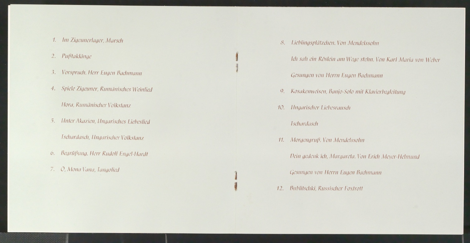 Mappe mit Akzidenzen gestaltet mit Saskia — Blatt 9