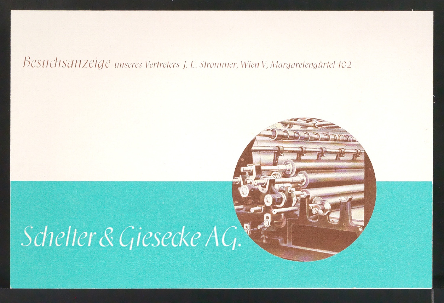 Mappe mit Akzidenzen gestaltet mit Saskia — Blatt 14