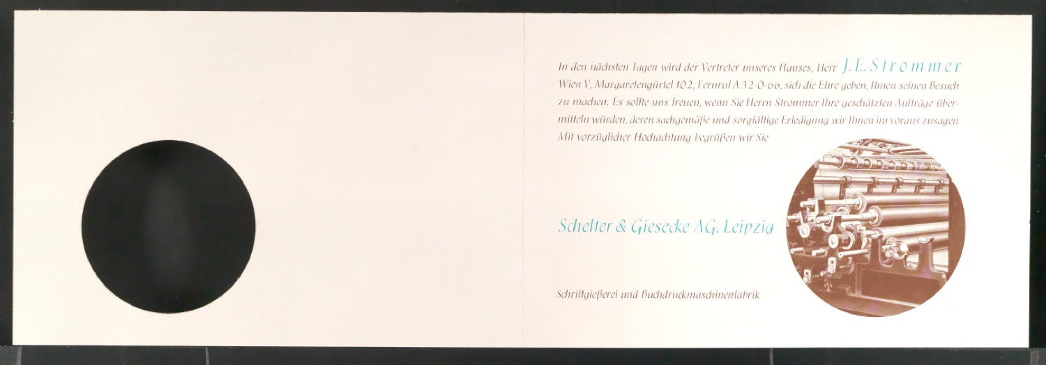 Mappe mit Akzidenzen gestaltet mit Saskia — Blatt 15