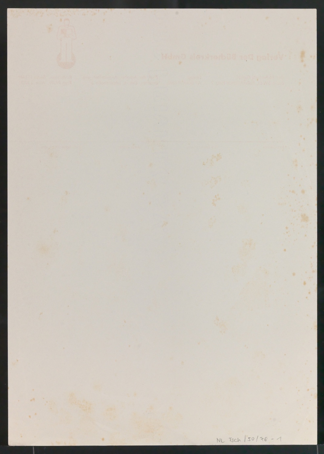 Briefbogen für Verlag Der Bücherkreis GmbH — Blatt 2