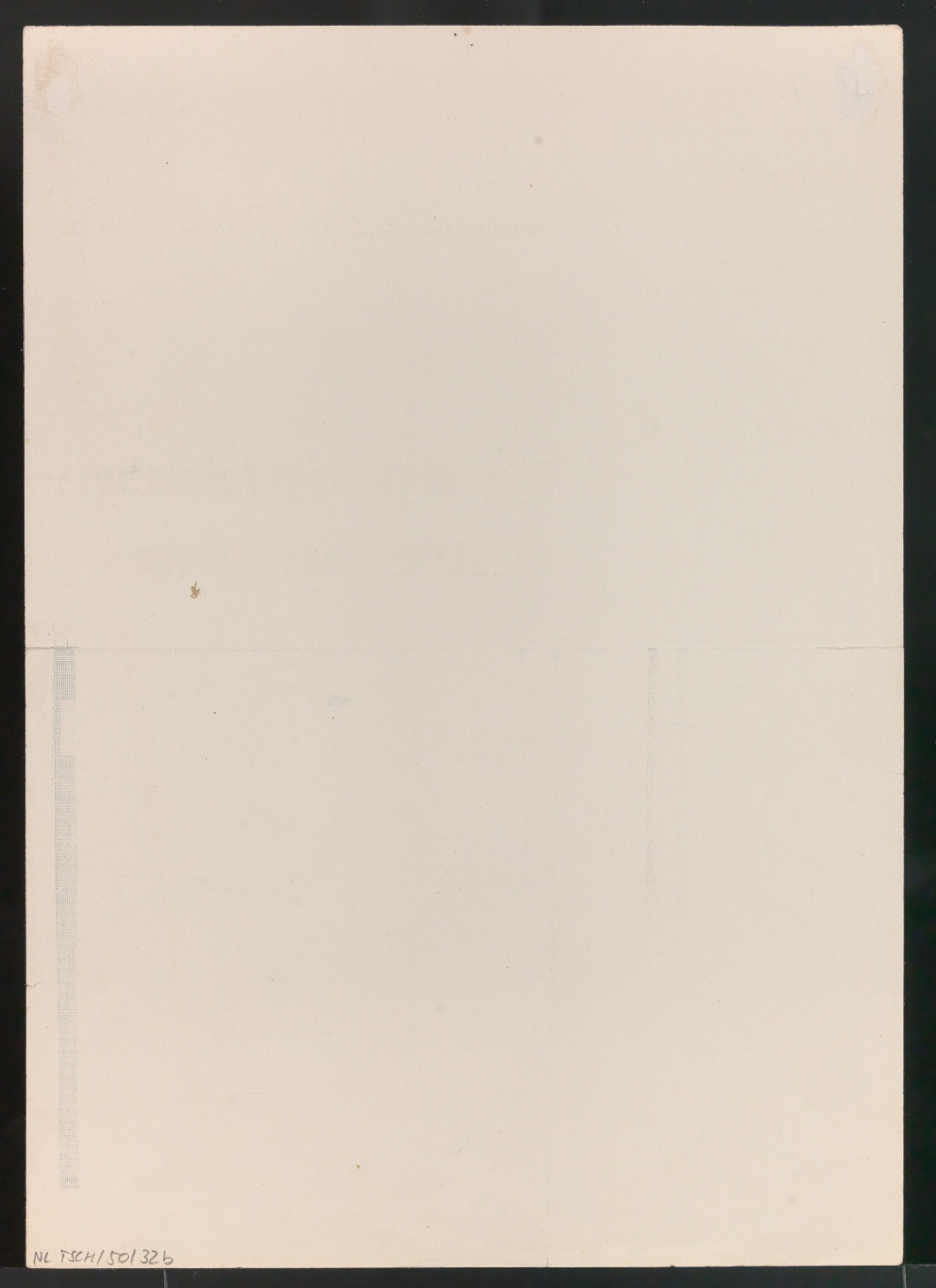 Montierter und korrigierter Probedruck für den Umschlag von Typografische Mitteilungen, 29. Jahrgang, Heft 1 — Blatt 4