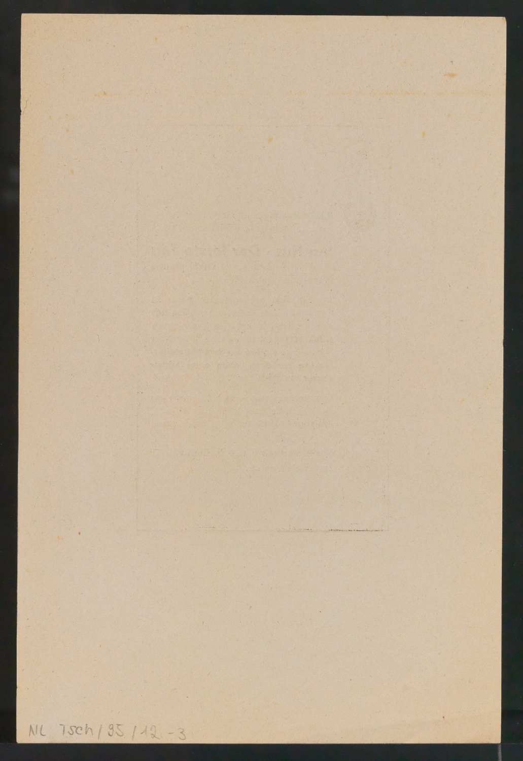 Entwurf und Probedruck von Werbeanzeige Jan Hus - Der letzte Tag — Blatt 4