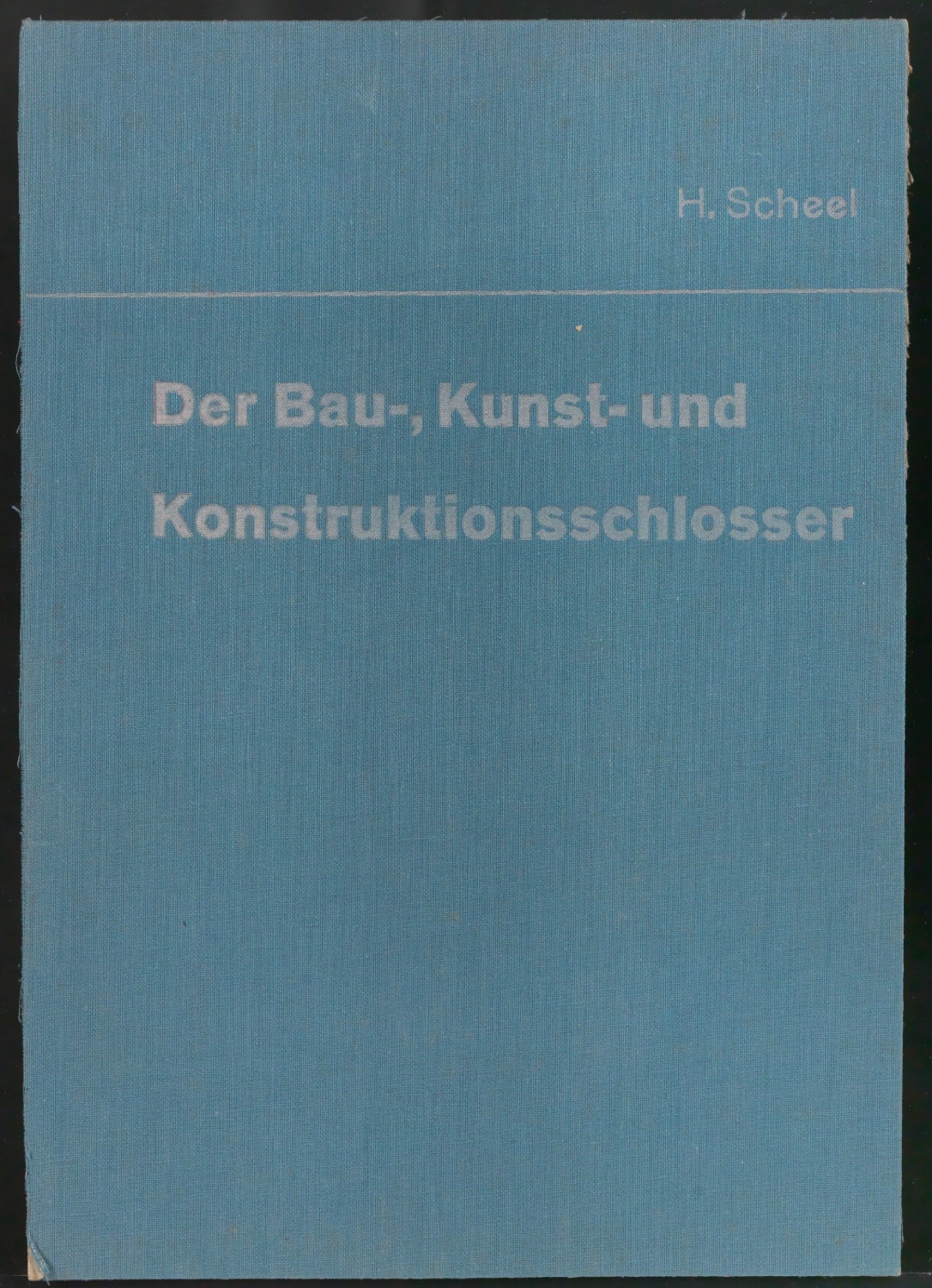 Teil einer Einbanddecke für Der Bau-, Kunst- und Konstruktionsschlosser — Blatt 1